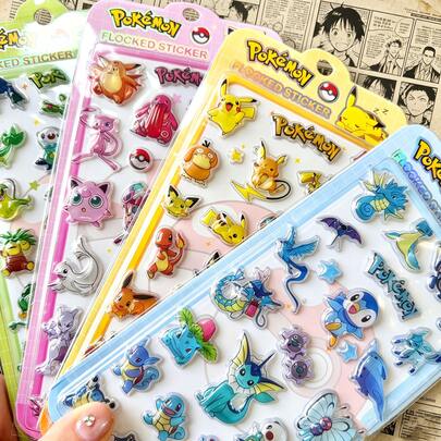 Bộ sticker 3D hình hoạt hình bé gái và động vật, sticker trang trí phong cách anime dễ thương, đồ dùng làm sổ tay DIY, sticker chống nước cho ốp điện thoại, cốc nước, hộp văn phòng phẩm, sticker sáng tạo cho nữ sinh, nhiều kiểu kết hợp, được làm bằng nhựa trong suốt tạo hiệu ứng 3D.