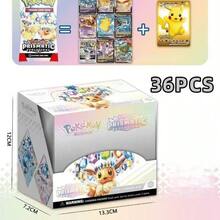 pokemon 360/10 Piezas ¡151 piezas de cartas de prisma! Versión en inglés de cartas de intercambio de evolución - Juego de batalla perfecto y coleccionable, adecuado para fans de Pokémon - Multicolor - Ver 4