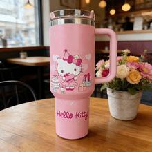 SANRIO 40 Oz Tumbler Stainless Steel Coffee Mug Cup Insulated Portable Vacuum Travel Tumbler With Handle Lid Straw Water Bottle Stanleyss - Multicolor - View 5