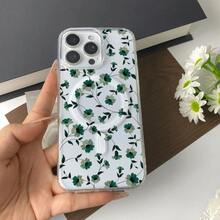 高透明アクリル製ソフトフォンケース、傷に強く、黄ばみ防止、レンズを完全に保護、Apple モデルと互換性あり、エッジを完全にカバーして指紋防止、シンプルで多用途なデザイン。 緑の花柄ケース  11  17e 手机壳  17e 手机壳 家族、恋人、友人、そして子供たちへのプレゼントに最適です。  S24 Ultra/15 Pro Max/S22/16/17e/S22 Ultra/17 Pro Max/13 Pro Max/13/15 Pro/11 Pro/15/16e/S25 Ultra/14 Pro/S25 Edge/S25/12/ 13 pro/16 Plus/S23/14 Pro Max/S24 FE/S23 FE/S24/16 Pro/14/14 Plus/S23 Ultra/15 Plus/17/11 Pro Max/Apple  Air/12 Pro Max/16 Pro Max/12 Pro/S22 Plus/17 Pro - クリア - チェックする 10