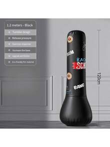 1 bao đấm bốc bơm hơi dày, thiết kế tự đứng, đồ chơi giảm căng thẳng cho người lớn và thanh thiếu niên, dụng cụ tập luyện đấm bốc tại nhà, thích hợp làm quà tặng vui nhộn cho sinh nhật, tháng Ramadan, lễ Eid Al-Adha, lễ Phục sinh. - Nhiều màu - Xem 14