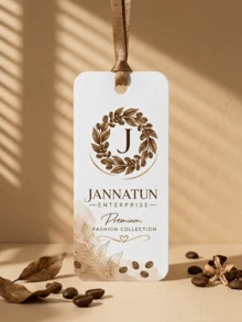 12pcs/24pcs/48pcs Customized Floral Design Hang Tags (With Ribbons), 4 Floral Designs, Customizable Text Content, Suitable For Clothing, Shoes, Gifts, Packaging, Branding, High-Quality Material Tags For Apparel Stores, Handmade Gift Boxes, Accessories Packaging, Holiday Presents - Multicolor - View 7