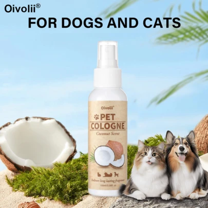 Pet Perfume - A Warm Spray Specially Designed For Your Pet, With Long-Lasting Fragrance. Let Your Adorable Pet Become The Focal Point Of Your Walks And Add A Touch Of Freshness And Vitality To Your Pet's Life.