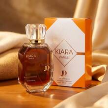 Real Time Perfume Kiara Vanille para Mujer - Eau de Parfum 100 ml (3.3 fl. oz.) | Fragancia Ambarina Opulenta | Notas de Vainilla de Madagascar, Jazmín y Hababa Tonka | Aroma Dulce y Adictivo. - 100 ml - Ver 3