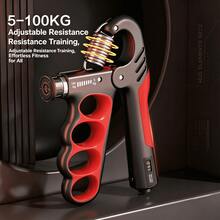 1 cái Máy kiểm tra sức nắm 5-100kg, Thiết bị tập luyện sức mạnh cánh tay, Máy tập sức mạnh cổ tay, Máy tăng cường sức mạnh nắm 5 ngón. Trong kiểm tra thể lực, tỷ lệ sức nắm so với trọng lượng cơ thể thường được sử dụng để phản ánh đánh giá thể lực khoa học nhất. - A - Xem 2
