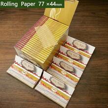moon. 50pcs/Box Transparent Ultra-Thin Rice Rolling Paper, Natural Arabic Gum, Slow Burning, Home Supplies, Holiday & Birthday Gift, Gift For Friends - Multicolor - View 14