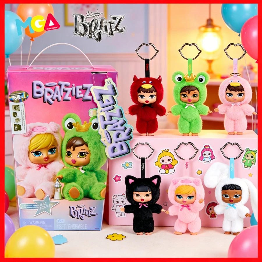 L.O.L.SURPRISE! Bratz Bratziez Iconz Series Blind Box Collectible Toys, Includes Charm Clips And Accessories, Random Styles Surprise Gift, Suitable For Girls, Children's Birthday Party Favors, Mini Doll Figurines