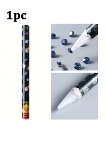 1/4pcs Nail Art Dotting Pen Wax Pencil Set Rhinestone Picking Up Tool Drill Pickup Pen Stick For Nail Art Decoration & DIY Manicure Accessories - Multicolor - View 13
