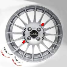 8 piezas Pegatinas universales de vinilo impermeables y resistentes al sol para cubos de rueda, adecuadas para automóviles, motocicletas, camiones, remolques, accesorios decorativos personalizados creativos - Pegatinas para ruedas - Ver 1