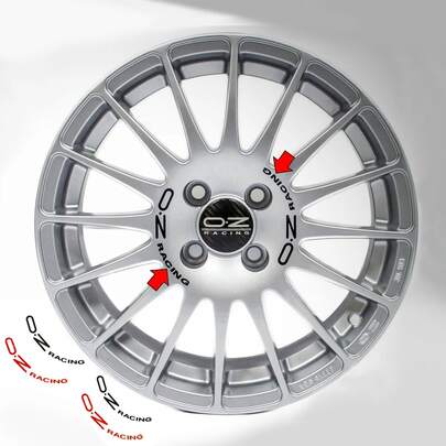 8 piezas Pegatinas universales de vinilo impermeables y resistentes al sol para cubos de rueda, adecuadas para automóviles, motocicletas, camiones, remolques, accesorios decorativos personalizados creativos
