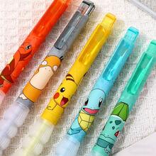 5 chiếc/hộp Bút bi Pokemon 0.5mm màu đen, văn phòng phẩm dễ thương, bút xóa được hình hoạt hình, quà sinh nhật anime. - Nhiều màu - Xem 4