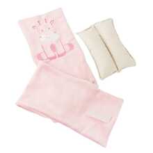 Cinta Térmica para Bebê Pimpolho com Ervas Naturais Ajustável Anticólicas 0m+ - Rosa Bebê - Visão 4