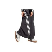 Nike Quần thể thao adidas Originals ADILENIUM 2 TRACK TRACKSUIT BOTTOMS kiểu dáng retro, sọc ngang, ống rộng, cạp trung bình, thích hợp mặc thường ngày, dành cho nữ, màu đen. - màu đen - Xem 4