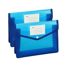 2pcs Thick PP Plastic File Folders, Colorful A4 Size With Buckle Document Bags, Storage Envelopes, Suitable For Office And School File Storage And Organization, Multiple Colors Available - Multicolor - View 14