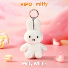 Miffy Colorful Series Official Plush Pendant, Hanging Decoration Doll, Cute Miffy Rabbit Keychain, Gift For Girls And Best Friends - Multicolor - View 15
