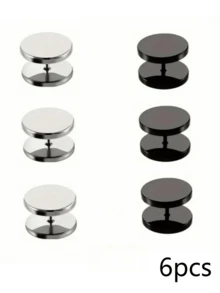 3pcs Minimalist Spiral Buttons, No Sewing Required Detachable Non-Slip Buttons, Sweater Tightening Buttons, Cardigan Fastening Buttons, Knitwear Accessories, Clothing Decorative Buttons, Women's Fashion Accessories, Knitwear Decoration, Invisible Clothing Clips, Casual Clothing Accessories - Multicolor - View 10