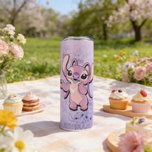1 bình giữ nhiệt Disney dáng thẳng, in hình Stitch và thiên thần dễ thương, bình nước cách nhiệt bằng thép không gỉ có ống hút, dung tích 600ml, đóng hộp kèm mã chống hàng giả. - Stitch và Angie - Xem 6