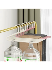 1 Gói bao gồm 10/5/1 Móc treo quần hình ngỗng, Móc treo quần chống trượt không đường may dày dặn, Móc treo hình chữ Z chuyên dụng cho tủ quần áo gia đình, Móc treo sắp xếp quần áo, Móc treo dùng trong cửa hàng bách hóa - Nhiều màu - Xem 2