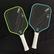 T700 Carbon Fiber Pickleball Paddle, Textured Surface, Polymer Honeycomb Core Large Sweet Spot - Green - View 6