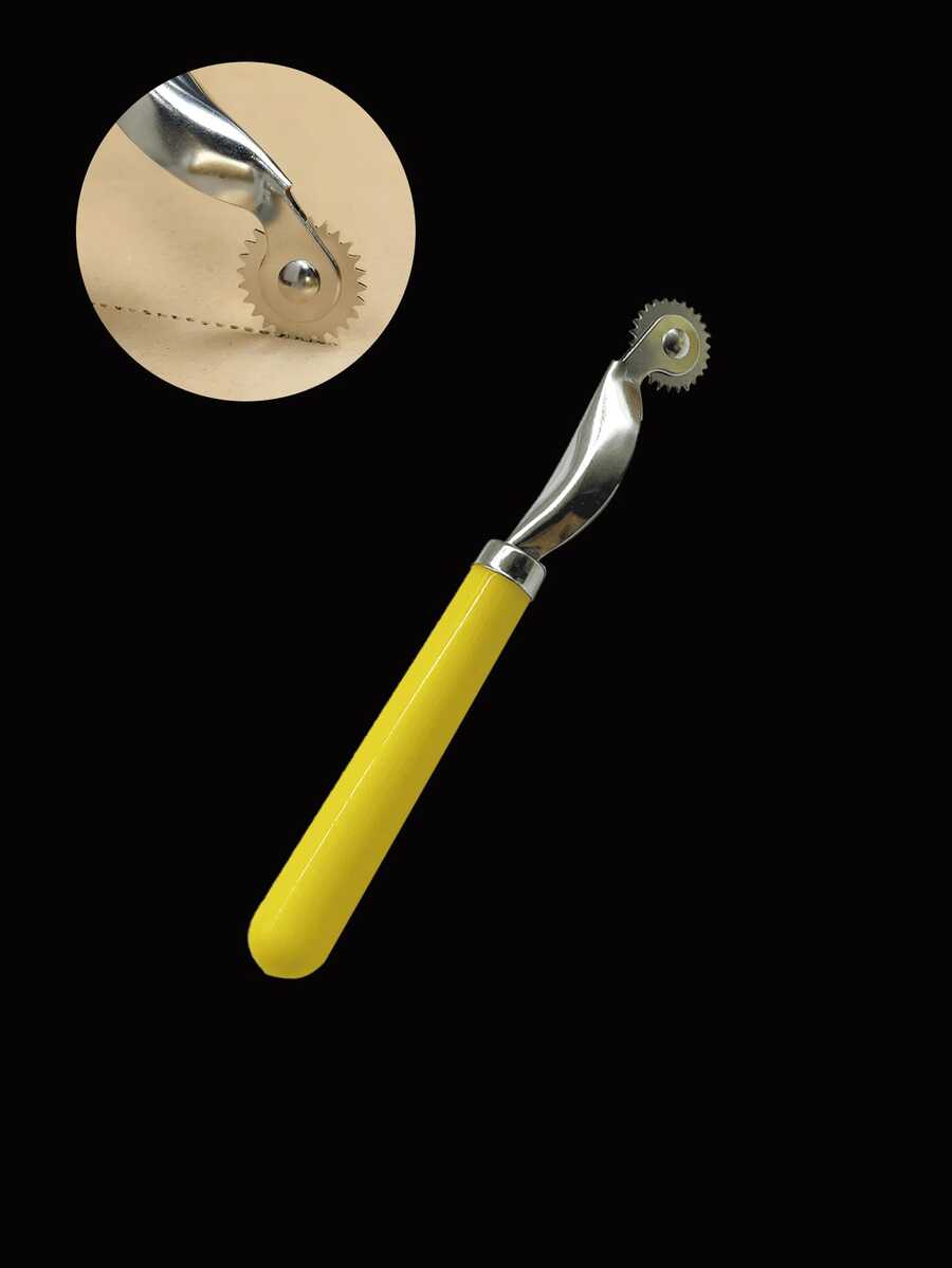 1 bánh xe vẽ rập chính xác - Dụng cụ bánh xe vẽ rập bằng kim loại và gỗ giúp chuyển rập chính xác trong may vá và thủ công. - Bánh xe đánh dấu - Xem 1