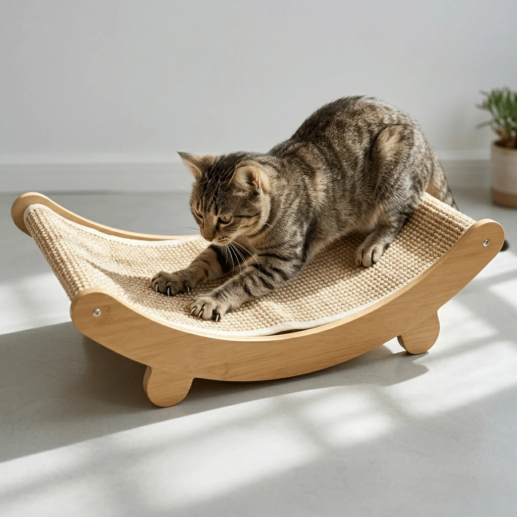 1 tấm lót cào móng bằng sợi sisal cho mèo (51*31*15cm), phù hợp cho mèo nặng ≤6lbs. Tấm cào móng bằng sợi sisal tự nhiên bền chắc, tấm lót chân mèo, đồ nội thất chống cào móng cho mèo. - 51*31*15cm - Xem 1