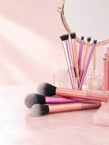 Bộ cọ trang điểm chuyên nghiệp 8 món, bao gồm cọ nền, cọ má hồng, cọ tạo khối, cọ phấn mắt, cọ highlight và các dụng cụ trang điểm khác. Bộ cọ trang điểm, bộ dụng cụ trang điểm, bộ trang điểm hoàn chỉnh, cọ trang điểm chuyên nghiệp, bộ trang điểm đầy đủ, bộ cọ, bộ cọ trang điểm, bộ quà tặng trang điểm, bộ, quà tặng, cọ trang điểm chuyên nghiệp, bộ trang điểm hoàn chỉnh. - Nhiều màu - Xem 5
