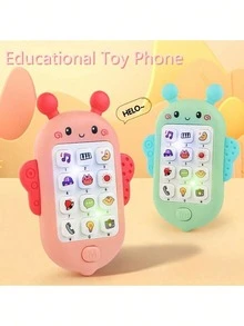 Bee Music Phone, Children's Interactive Educational Toy, Vibrant Colors - A Device Suitable For Young People To Learn Music And Stories - 彩色 - 查看 2