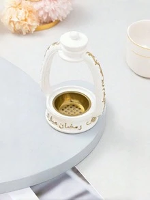 1pc Creative Minimalist Resin Basket Shaped Aromatherapy Diffuser, Suitable For Living Room, Dining Room, Office, Desktop Decor - A - View 7
