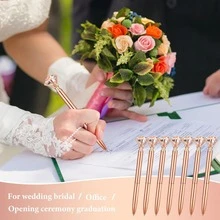 1-30 chiếc bút đính kim cương cỡ lớn - Bút kim loại đính pha lê lấp lánh, bút thời trang dành cho phụ nữ, bé gái, quà Giáng sinh, sinh nhật, quà tặng trường học, quà văn phòng. - Bút kim cương kim loại - Xem 9