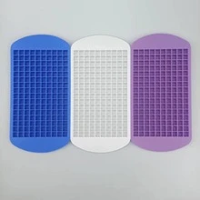1个方形硅胶冰格(160格),耐低温,经久耐用。适用于制作冰块和布丁,方便居家、酒吧及其他场合使用。关键词:冰块、冰格、冰模、新年、家居用品、厨房、个性化礼物、节日必备 - 彩色 - 查看 5