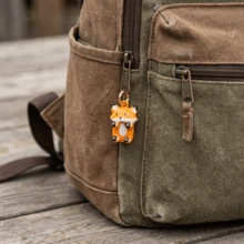 1個時尚百搭吊墜，油畫水滴圖案，粉紅豬動物系列吊墜，適合DIY時尚配件如珠寶和吊墜，防水耐褪色，適合女性或情侶，獨特高端設計，手鍊吊墜配件，項鍊吊墜配件，手機掛繩吊墜配件，鑰匙圈吊墜配件 - 彩色 - 查看 4