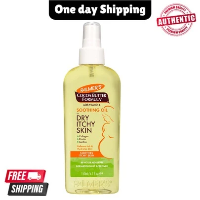  Palmer's Cocoa Butter Formula Soothing Oil With Vitamin E (5.1 Oz) Hydrating Dry Skin Care Oil
