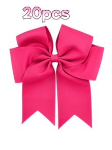 1/2/20pcs 6-Inch Large Grosgrain Ribbon Tails, Double-Layer Streamer Bow Hair Clips, Suitable For Daily Or Party Use - Multicolor - View 56