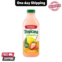 Tropicana Refreshers Strawberry Lemonade Made With Real Lemons (46 Fl Oz) Fruity Citrus Drink - one-size - View 1
