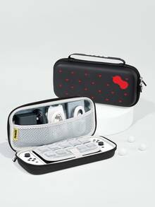 New Switch2 (2025) Game Console Accessories - Minimalist Red Heart, Single Bowknot Design Protective Case/Cover, Compatible With Switch2/Switch NS/Switch OLED/Lite, Suitable For Switch 2nd Gen/Switch Console Accessories, Full Set Including Storage Bag & Game Card Case, Best Gift For Switch Players - Multicolor - View 14