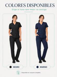U4U Women's Fluid-Resistant  Set Barcelona - 藏蓝色 - 查看 7