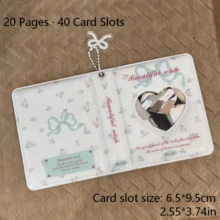 1 Album ảnh thẻ hoạt hình, Album ảnh gia đình chất lượng cao, Thẻ ảnh người nổi tiếng 3 inch dạng rời, Sách ảnh thẻ chụp lấy liền, Thiết kế hình trái tim rỗng, Giấy dày siêu trong suốt, Không chứa axit & PVC, Thẻ ảnh thần tượng, Thẻ ảnh chụp lấy liền, Album trưng bày thẻ ảnh nhân vật hoạt hình & game. - Nhiều màu - Xem 14