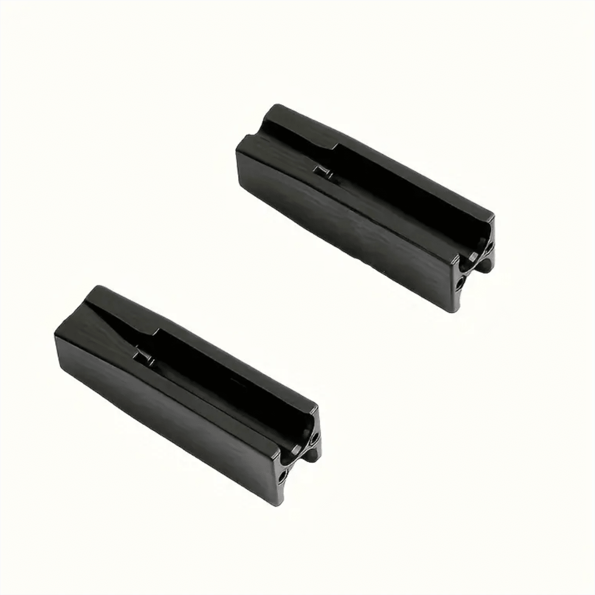 Bộ 3 dụng cụ gọt bút chì kẻ lông mày hình miệng vịt chính xác – Dễ sử dụng cho người mới bắt đầu, không mùi, dụng cụ trang điểm màu đen bóng bẩy. - màu đen - Xem 3