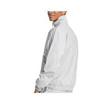 Áo khoác dài tay cổ đứng kẻ sọc adidas Originals Active Lifestyle Casual, dành cho nam, màu xám - Xám - Xem 4