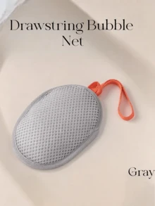 1pc Soap Bag With Exfoliating Net, Lather Soap Net, Bath Flower, Double-Sided Lathering Net, Laundry Soap Bag, Shower Soap Net Bag, Suitable For Soap, Quick Lathering, For Bathing, Exfoliating And Facial Cleansing, Daily Bathroom Use, Travel, Birthday, Gifts For Friends And Family, Household Use, Face And Hair Use - Easy To Clean, Hygienic Design, Shower Accessory, Ergonomic Handle, Durable Structure - A - View 4