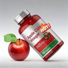 Comunvitam High Potency Apple Cider Vinegar Supplement Capsules, 2400mg Per Serving, 150 Count Quick Release Formula, Non-GMO & Gluten Free, Natural Malic Acid Nutritional Support For Daily Wellness - 150 Count - View 2