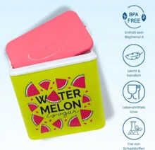 CLICKYA-Nevera Rígida Portátil de Polipropileno – Rectangular Alta y Resistente | Ideal para Playa, Camping, Fiestas y BBQ - SANDÍA - Ver 3