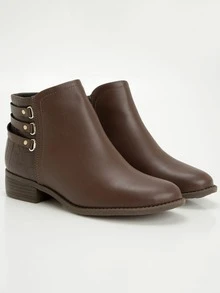 Modare Women's Ankle Boot, Ultra Comfort, Winter - 咖啡/鱷魚 - View 6