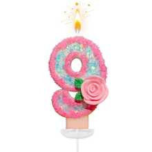 创意畅销0-9数字字母生日蜡烛,手工DIY生日蛋糕蜡烛,节日、母亲节、派对装饰蜡烛,粉色玫瑰花轮廓,亮片点缀,色彩缤纷,优雅别致,适用于婚礼、生日庆典、周年纪念等场合。 - 粉紅色描邊玫瑰花 - 查看 18