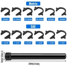 Internal Tie Rod Removal Tool Set, For Removing Internal Terminals, 1/2 Inch Transmission Tube, With 12 Crowfoot Adapters - A - View 2