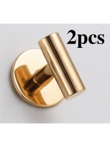 Bộ 1/2/4 móc treo phòng tắm hiện đại, giá treo khăn bền chắc, không cần khoan, giá treo khăn và bông tắm gắn tường thời trang, vật dụng thiết yếu cho gia đình. - Nhiều màu - Xem 12