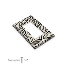 1 buc. Decor abstract cu linii alb-negru, imprimat, placă de întrerupător, potrivită pentru dormitor, baie, living, decor de perete pentru casă - Multicolor - Vizualizare 11