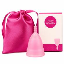 Reusable Menstrual Cup - The Most Reliable Medical Grade Silicone Period Cups - Period Essentials Intimates Products - Comfortably Use For 12 Hours (Small & Large) - L - View 7