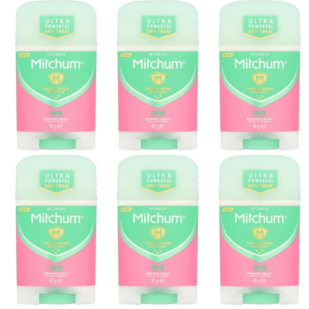 Mitchum Deodorant Stick Powder Fresh 41 G - 6 件裝 - 查看 1
