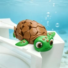 Tượng rùa gấp 3D in 3D, đồ trang trí nhà cửa, đồ chơi giáo dục cho trẻ em, món quà hoàn hảo. - Rùa giảm áp - Xem 3